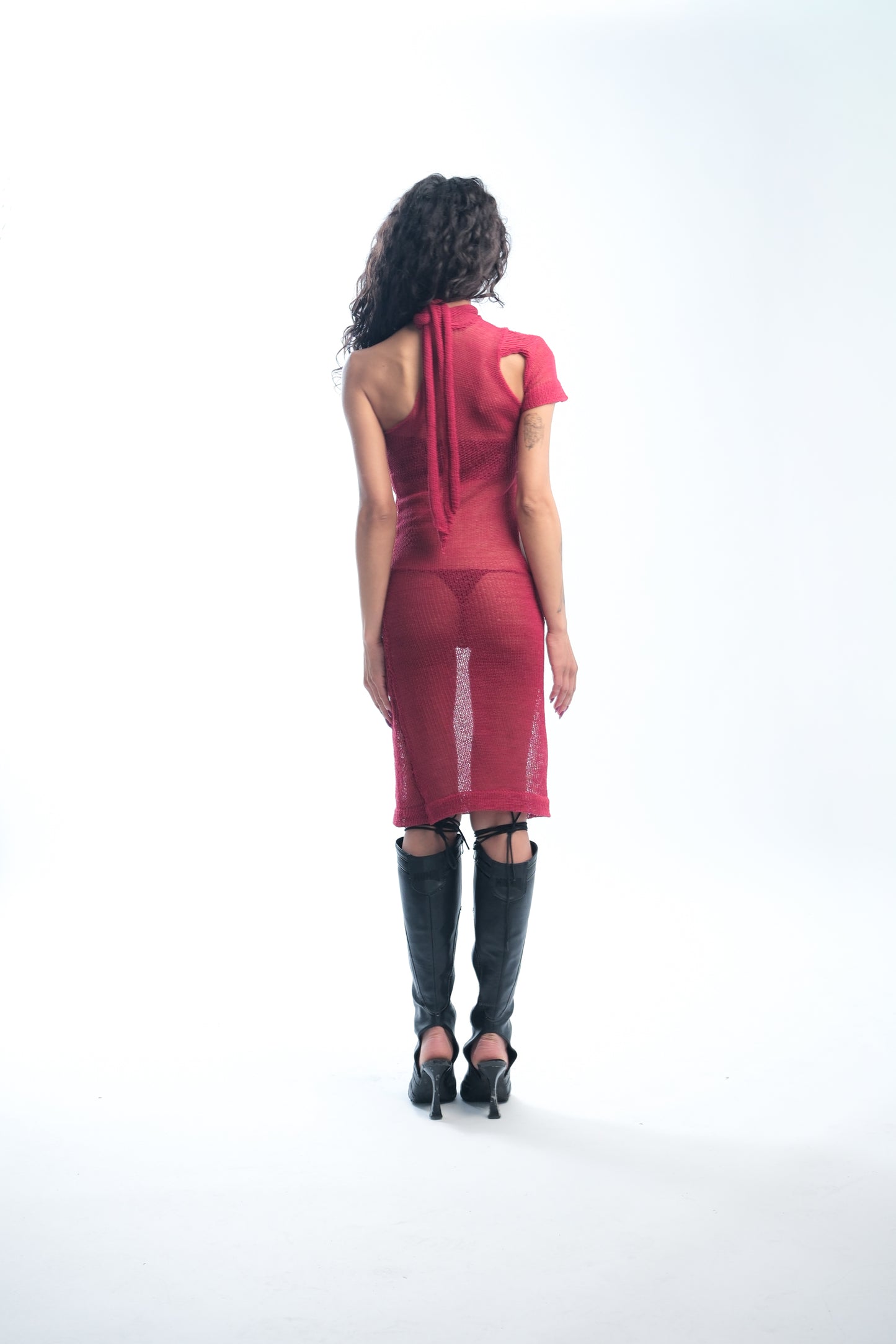 cut out midi dress