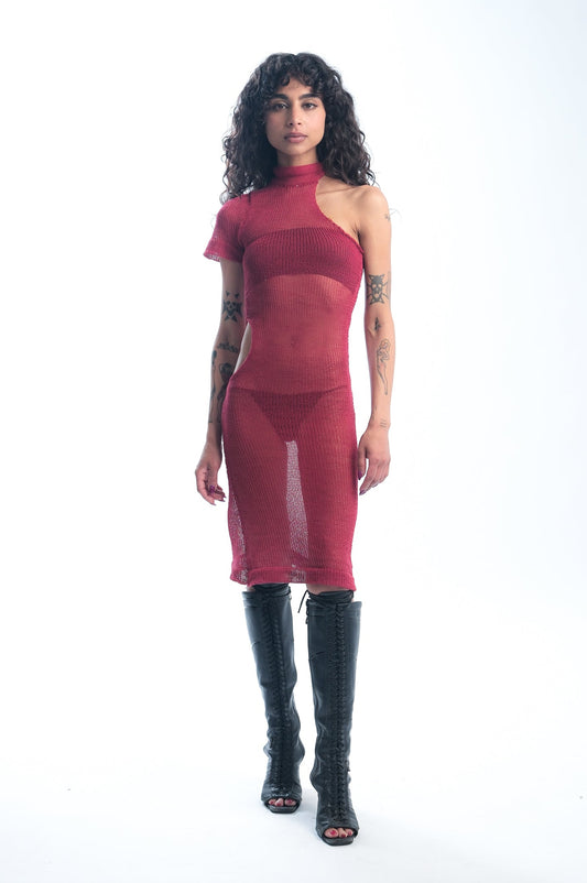 cut out midi dress