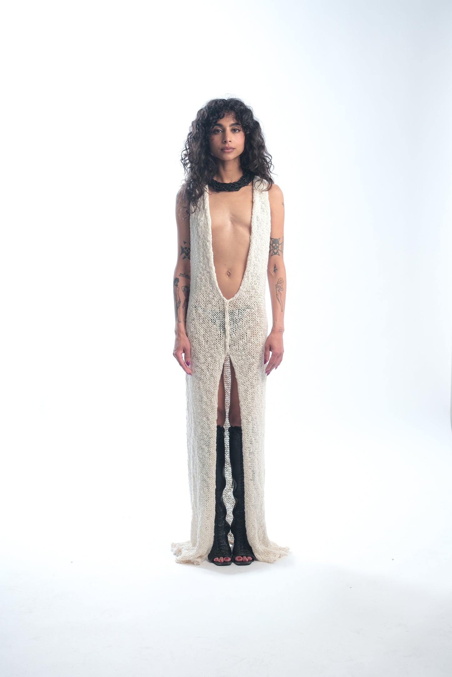 twisted maxi dress