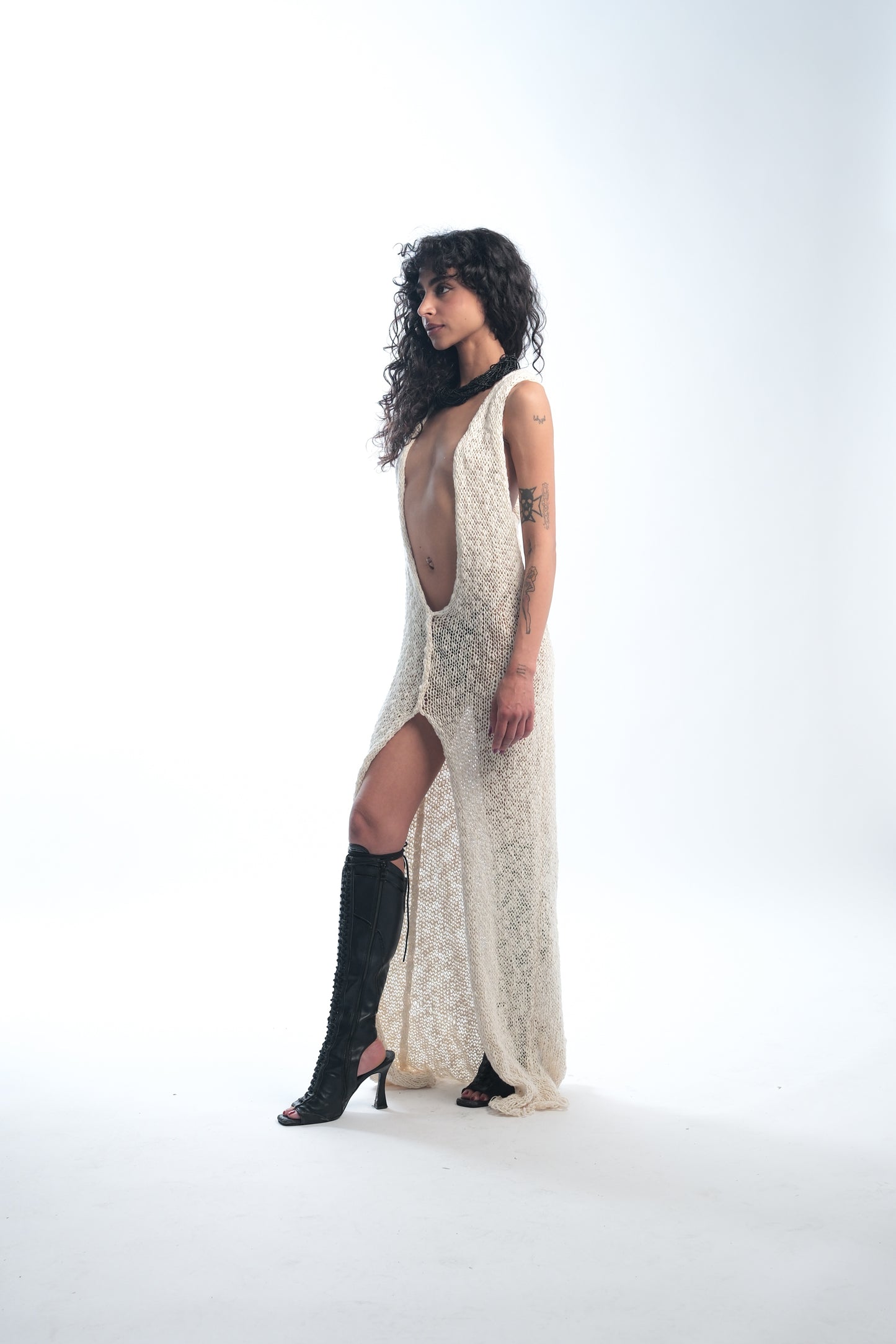 twisted maxi dress
